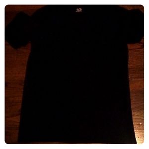 Dark blue sleepwear long sleeve shirt.